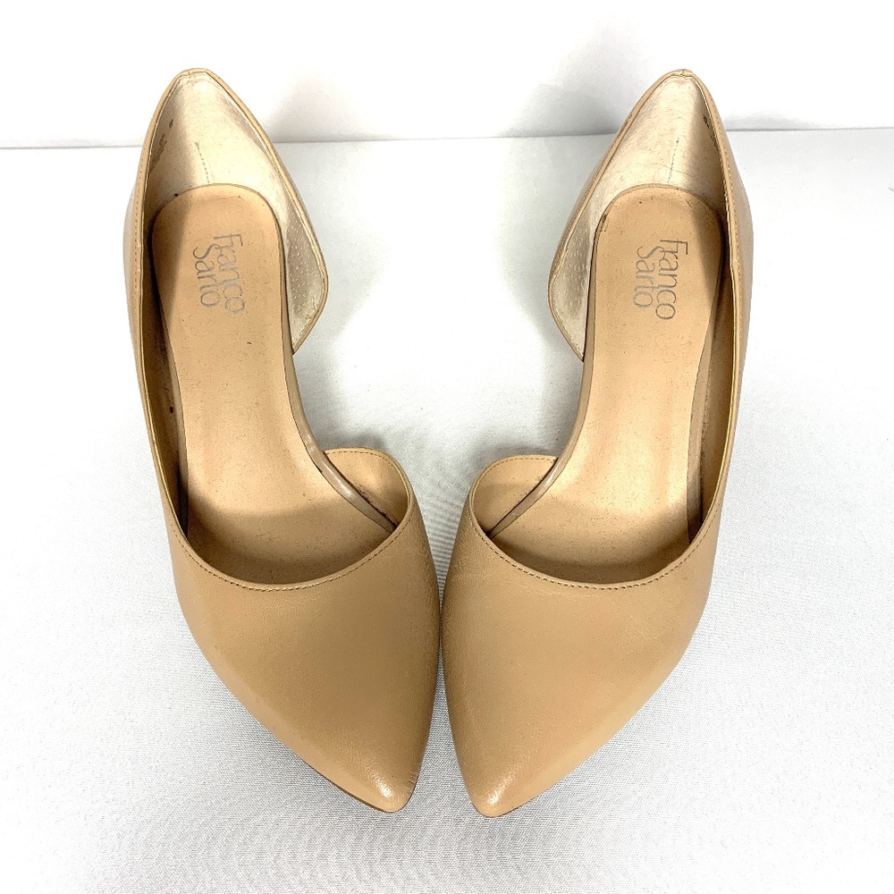 Franco Sarto Faux Leather Slide Wedge, size 11M